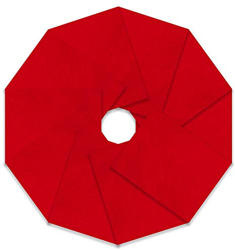 Trimits Craft Felt, 10 Pack, Red, 23 x 30cm