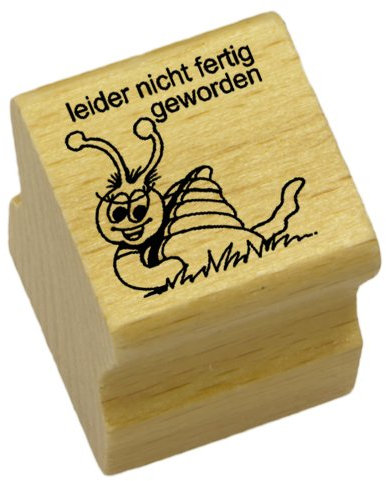 Elbi Lehrerstempel: leider nicht fertig geworden aus Holz - K52/5