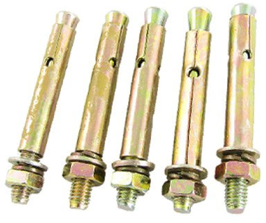 Sourcingmap 5 Pcs M8 x 80mm Hex Nut Expansion Bolt Sleeve Anchors