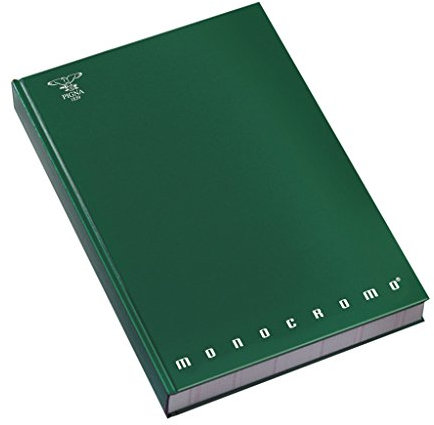 Pigna, Maxi Quaderno Monocromo The Original, con copertina cartonata, interno 5M, quadretti 5 mm., 80 g/m², Copertine Assortite,21x29,7 cm, 5.