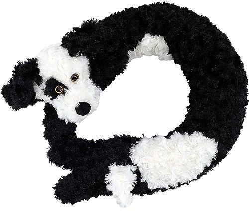 The Magic Toy Shop Novelty Door Draft Excluder Cushion Black Dog - Perfect for Blocking Wind, Noise, Light, and Dust - Sausage Dog Draught Excluder for Doors - Great Gift