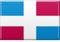 Küchenmagnet - Länderflagge Dominikanische Republik - Gr.ca. 8x5,5 cm - 38030 - Magnet