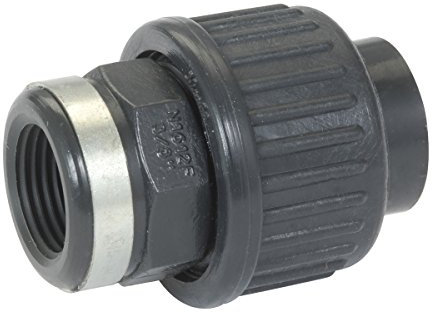 Nicoll - Raccord PVC pression pour piscines - Raccord pression PVC Nicoll - Union 3 pièces Femelle Ø63 - Femelle 2 (50/60) à visser