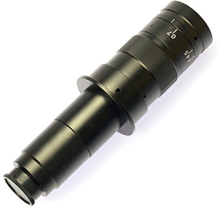 verstellbar 180 x Vergrößerung Zoom 25 mm C-Mount Objektiv 4,5 x Adapter für Industrie Mikroskop Kamera Okular Lupe