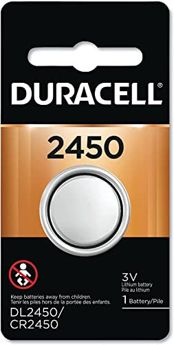 Duracell Lithium Battery Security 3 Volt Dl2450B 1 Each Pack Of 2