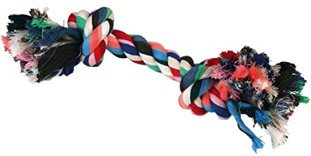 Kerbl Pet Teeth Knots Made of Cotton, approx. 26 cm/approx. 120 g