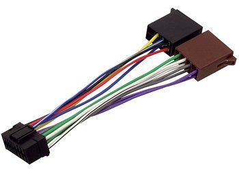 HQ Câble d'adaptation ISO 16-pin multicolore en PVC pour autoradio Sony
