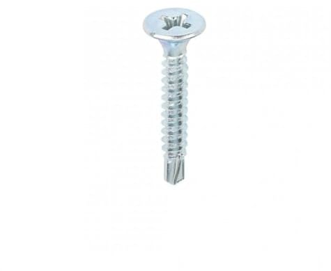 TIMCO BZP PH2 Philips Self-Drilling Drywall Screws - 3.5 x 25 - Zinc - Box of 1000