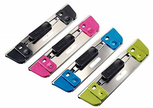 Leitz 17286099 Active Locher (Stanzleistung 1 Blatt) 1 Stück, farbig sortiert