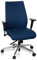hjh OFFICE 608710 Profi Bürostuhl PRO-TEC 250 Stoff Dunkelblau Drehstuhl ergonomisch, Sitztiefe & Armlehnen verstellbar