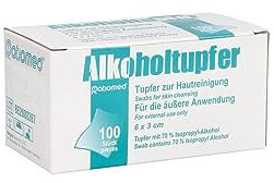 Alkoholtupfer 3x6 cm Steril