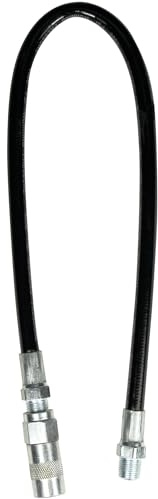 Performance Tool W54211 18-Inch Flex Grease Gun Hose Extension With Coupler, 4,500 Working PSI (1/8 NPT)