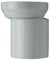 Cornat CKASTEM00 Pipe d'évacuation pour WC avec Manchon Excentrique, Blanc, Multicolore