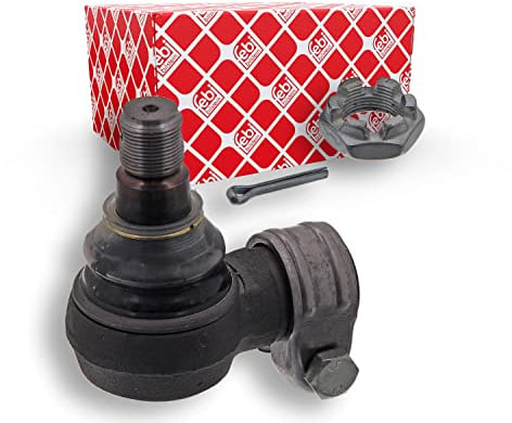 febi bilstein 24174 Lenkstangenendstück mit Kronenmutter und Splint, 1 Stück