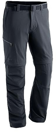 Maier Sports Tajo 2, Herren Wanderhose, Wasserabweisende Outdoorhose für Trekking und Hiking, Praktische Zipp-off-Funktion, PFC-frei, mSTRETCH pro 4 & Dryprotec, Schwarz, 64 (W46/L33)