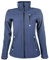 HKM 5273 Softshelljacke Sport, Damen Mädchen Jacke Regenjacke Kapuze, Blau (Dunkelblau), L
