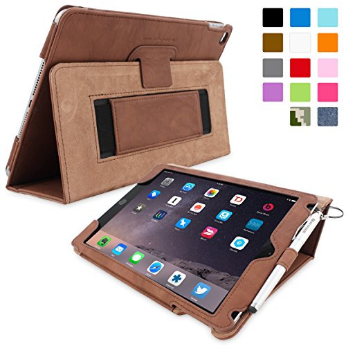 TheSnugg B00OONP29I 24,6 cm (9,7 Zoll) Hülle für Tablet-PC mit Standfunktion, Schutzhülle (Apple, iPad Air 2, 24,6 cm (9,7 Zoll), 241 g, Braun)