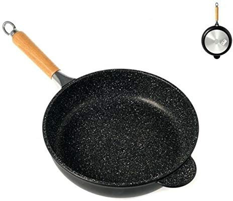 Padella Pierrestone in pietra manico removibile 32 cm mod. Alta