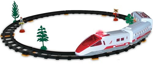 Teorema Treno Giocattolo per Bambini, Elettrico, Freccia Veloce con Pista Lunga Oltre 177cm, 63897