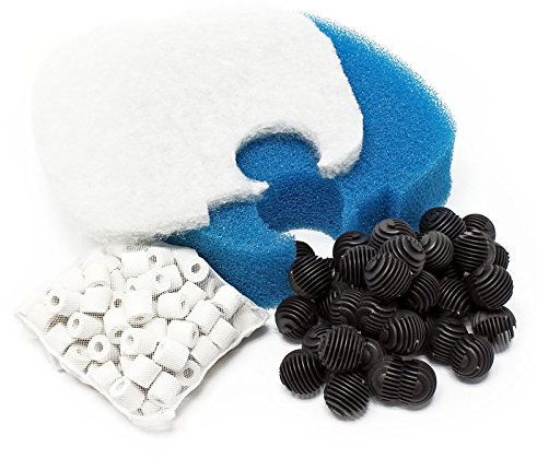 Ersatzteil für SunSun Aquarium Außenfilter HW-402B Filtermedien Set komplett