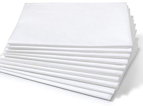 Dr. Güstel Waschfaserlaken plus weiß 120x210 cm 5er Pack Vlieslaken für Massageliegen Kosmetikliegen
