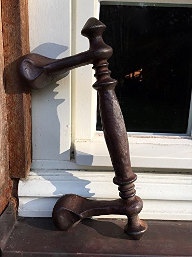 Antikas - Stossgriff wie antik- für die Haustür, Türgriff aus Eisen, Griff für altes Tor