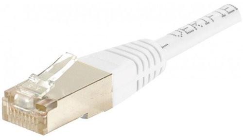 connect 0.15 m en cuivre/Aluminium RJ45 Cat. 5e F/UTP Patch Cord – Blanc