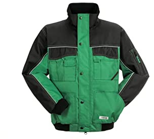 Planam 3315044 Outdoor Dust Blouson, Farngrün/Schwarz, Größe S