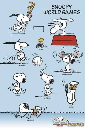 Peanuts – Snoopy World Games – 61 x 91.5 cm zeigt/Poster