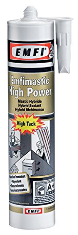 EMFI MGA30020 Mastic Hybride Polymere High Power Cartouche de 290ML Blanc-75035BE003
