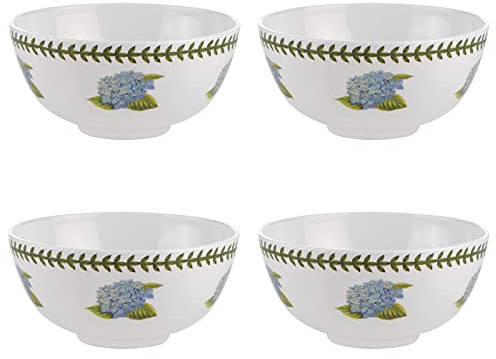 Portmeirion Botanic Garden Schüssel-Set, Melamin, 15,2 cm, 15,2 cm, Weiß, 4 Stück