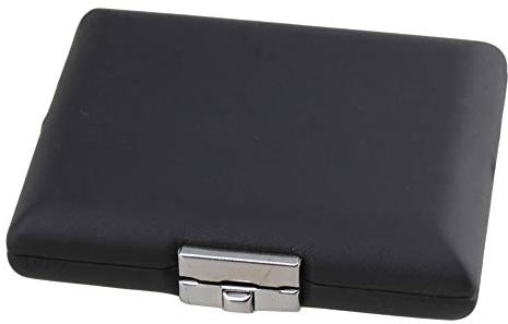 Yibuy Tasche / Etui für Fagott-Rohrblätter, aus Lederimitat, schwarz for 3PCS Reeds