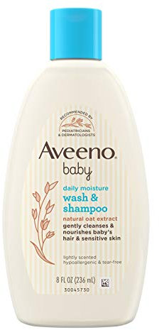 Aveeno Baby-Wash & Shampoo 8 Flüssigunzen