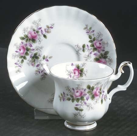 Lavender Rose ROYAL ALBERT COFFEE CUP & SAUCER NEW UK MADE