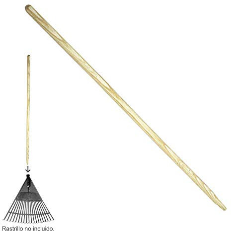 Wolfpack 2290102 Mango Madera Cilindrico 1150x22 mm. Rastrillo