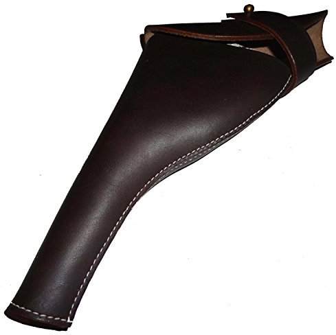 Britische 0,455 Webley Revolver Leder-Holster Links Handed - dunkel braun