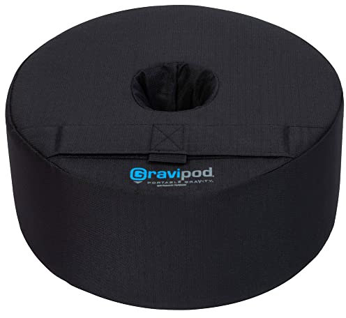 Gravipod Premier Tents Gewicht für Schirmständer, rund, 35 cm, bis zu 22,7 kg