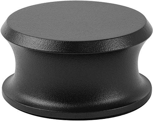 Hudson Hi-Fi BigBen Record Weight Stabilizer with Protective Leather Pad - Vinyl Turntable Weight - Durable & Stylish LP Stabilizer - Fits on Any Turntable - Black.