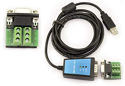 KALEA-INFORMATIQUE Conversor USB a RS422 RS485 con Chipset FTDI FT232. Cable de 1,8M con protección magnética