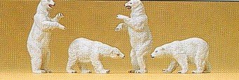 Preiser 79716 Zirkus Eisbären (4) Figuren-Set