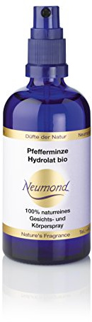 Neumond ätherisches Öl, Pfefferminze Hydrolat bio Gesichts- und Körperspray, 100 ml, 1er Pack (1 x 100 ml)