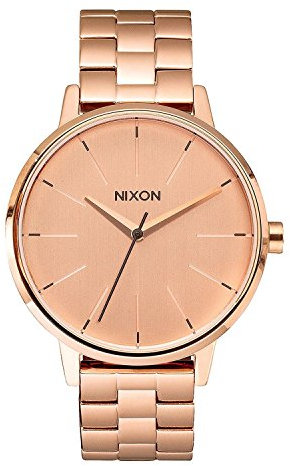 Nixon Damen Analog Quarz Uhr mit Edelstahl beschichtet Armband A099897-00