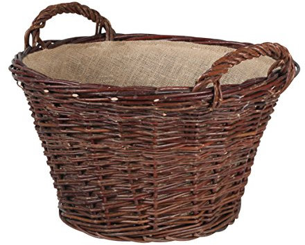 Kamino-Flam 339471 Kaminholzkorb ø 50 cm, H 30cm, ungeschälte