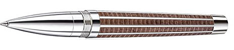 J.S. Staedtler Princeps Tintenroller, europäisches Schwarznussholz, B, schwarz, 9PT220B-9