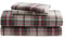 Eddie Bauer Cotton Flannel Bedding Set, Brushed for Extra Softness, Cozy Home Decor, Montlake Plaid Red/Khaki, Twin