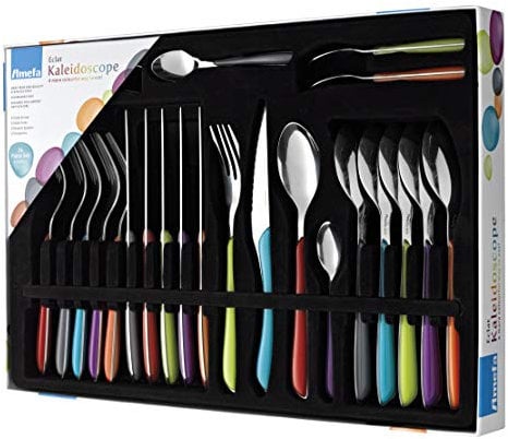 Amefa ECLAT Kaleidoscope Colourful 24pc Cutlery Set