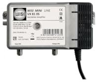 Wisi VX 81 0S Amplificateur de Prise Domestique Argenté 21 DB