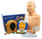 Trainingspaket zur Übung der Herzdruckmassage, Beatmung und Defibrillation mit PAD360P-Trainer, Erste-Hilfe Komplettset für Erwachsene und Kinder
