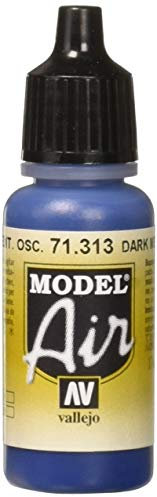AV Vallejo Model Air 17ml -Dark Mediterranean Blue