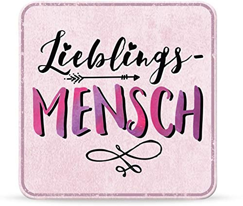 Sheepworld, My Beautytree - 44600 - Untersetzer Nr. B2, Lieblings-Mensch, Kork, 9,5cm x 9,5cm